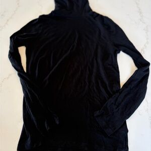 J. Crew Black Long-Sleeve Turtleneck Tee